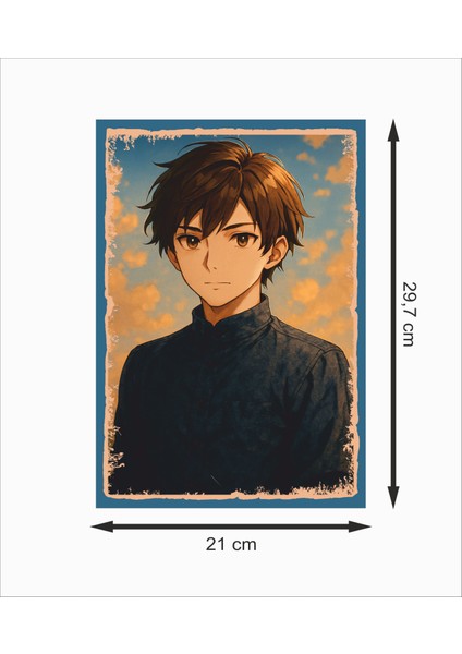 Anime Erkek Dekoratif Retro Ahşap Poster fiyatları