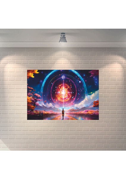 Anime Naruto Gezegenler 1 Dekoratif Ahşap Poster