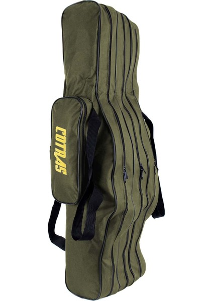 Haki Olta Kamış Çantası 100CM 3 Gözlü