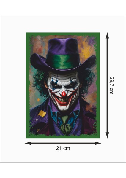 Joker 1 Dekoratif Retro Ahşap Poster fiyatları