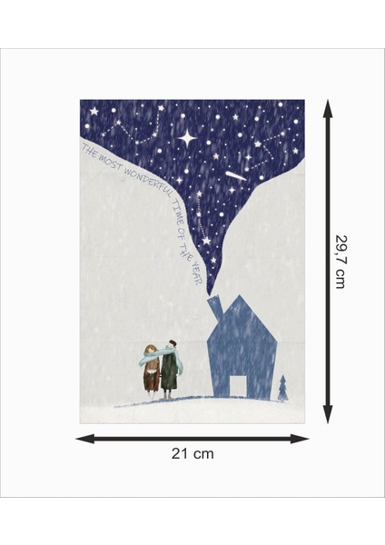 Sevgili Kış Ev Dekoratif Retro Ahşap Poster fiyatları