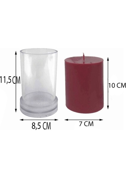 Poli Karbon Mum Kalıbı Kare 9x6,7 fiyatları