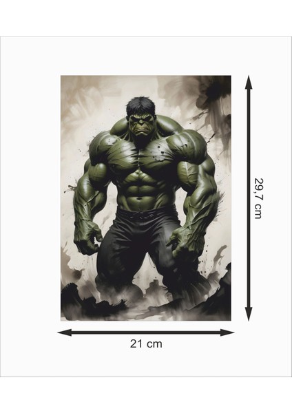 Hulk 1 Dekoratif Ahşap Poster fiyatları