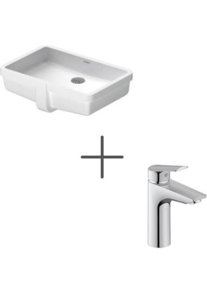 Vero Tezgah Altı Lavabo 49 cm ve No.1 Lavabo Bataryası, Medium