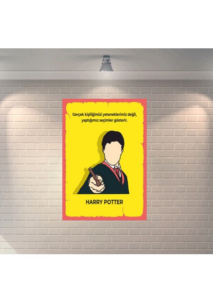 Harry Potter 2 Dekoratif Retro Ahşap Poster