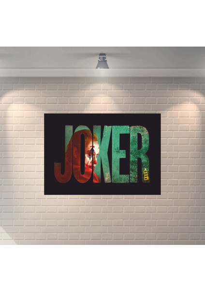 Joker 3 Dekoratif Ahşap Poster
