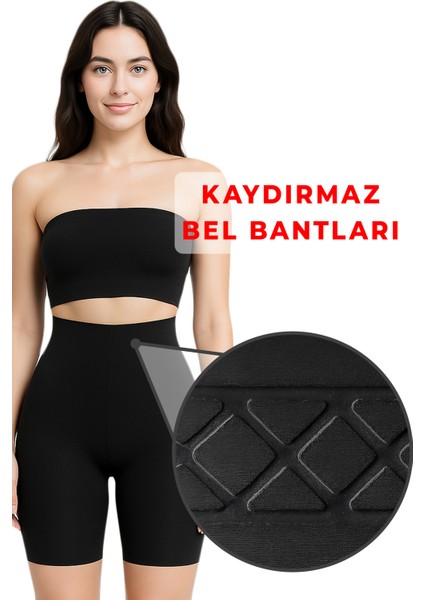 Hayalet Lazer Kesim Şort Korse Yüksek Bel Iz Yapmayan Paçalı Dikişsiz Göbek Toparlayıcı Bel Incelten Vücut Şekillendirici modelleri