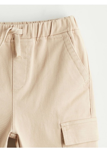 Lcw Kids Bej Beli Lastikli Erkek Çocuk Kargo Jogger Pantolon fiyatları