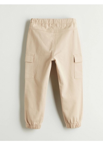 Lcw Kids Bej Beli Lastikli Erkek Çocuk Kargo Jogger Pantolon modelleri