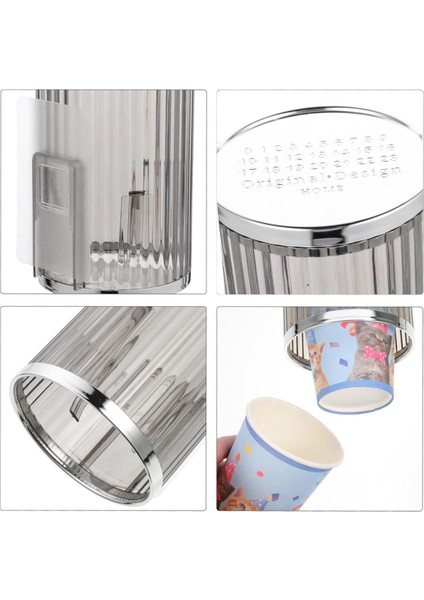 Sunup SN-27107 Kendinden Yapışkanlı Plastik Karton Bardak Dispenseri Sebil Kahve Makinası Yanı Bardaklık fiyatları