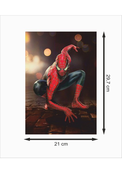 Örümcek Adam 3 Dekoratif Retro Ahşap Poster fiyatları