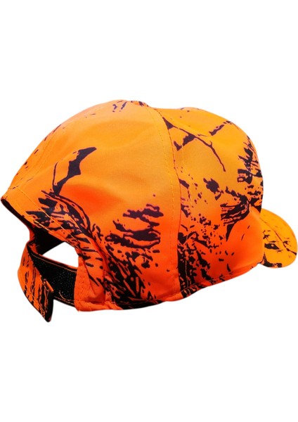 Kuş Desenli Turuncu Kamuflaj Avcı Şapkası modelleri