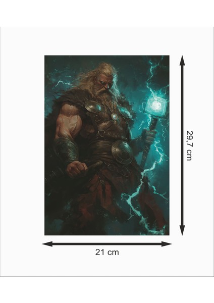 Thor 2 Dekoratif Retro Ahşap Poster fiyatları