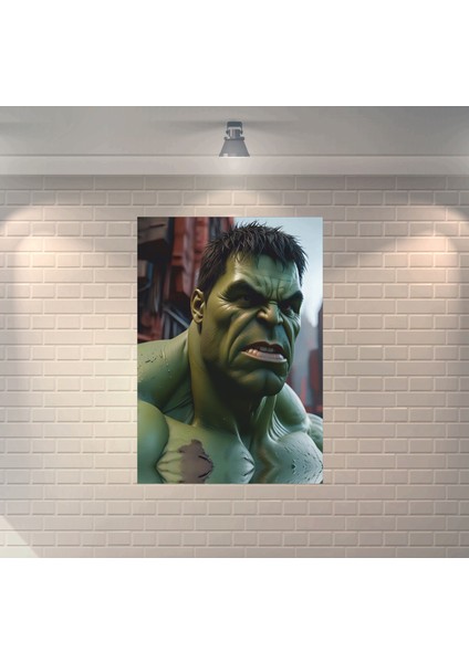 Hulk 2 Dekoratif Ahşap Poster