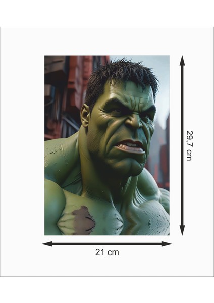 Hulk 2 Dekoratif Ahşap Poster fiyatları