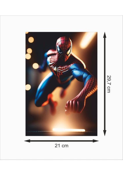 Örümcek Adam 4 Dekoratif Retro Ahşap Poster fiyatları