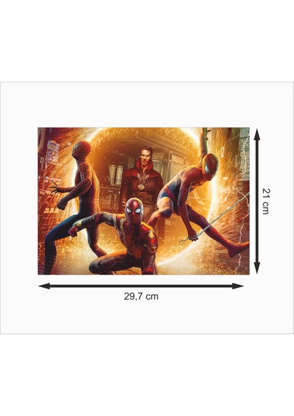 Örümcek Adam Eve Dönüş Yok Doctor Strange Dekoratif Ahşap Poster fiyatları