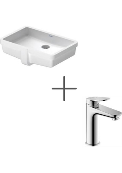 Vero Tezgah Altı Lavabo 49 cm ve Wave Lavabo Bataryası Medium