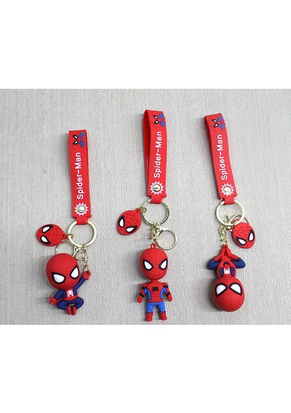 Spiderman Silikon Anahtarlık