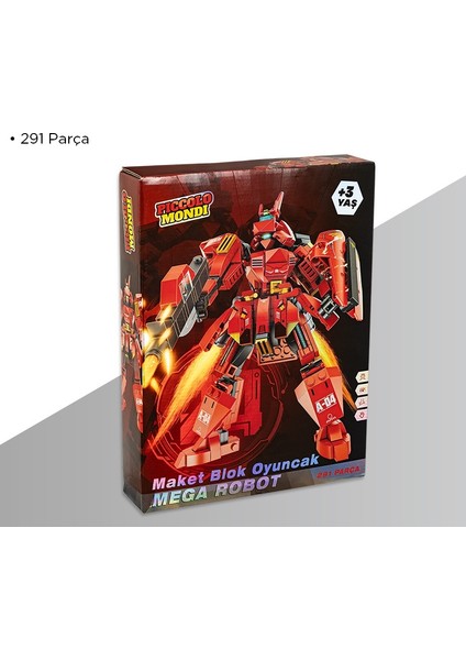Maket Blok Oyuncak Mega Robot