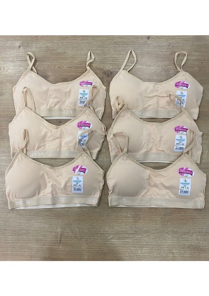 Genç Kız Ip Askılı Pedli Büstiyer / 3 Adet