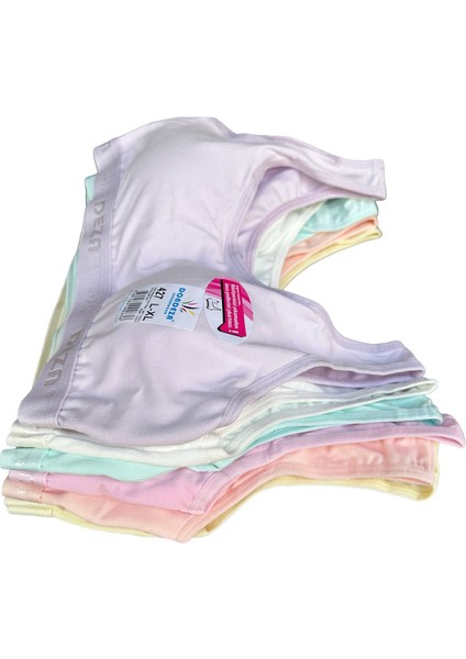 6'lı Dondeza Genç Kız Pedli Geniş Askı Alıştırma Sütyen Yarım Atlet Büstiyer modelleri