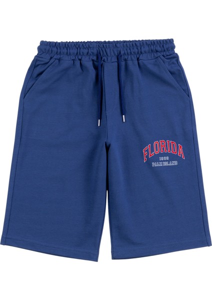 Florıda Baskılı Suprem Kapri Indigo