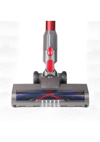 Dyson V15 V11 V10 V8 V7 Için Sert Ahşap Zemin Süpürgesi Aparatı Yedek Yumuşak Rulo Fırça Çubuğu LED Işığı (Yurt Dışından) indirimleri