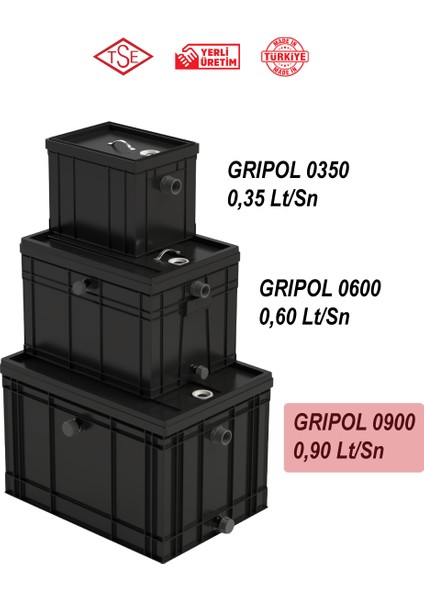 GRIPOL Yağ Ayırıcı 150 Lt Lamella Seperatör Teknolojisi