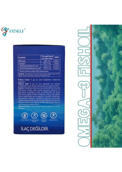 Omega-3 Fish Oil modelleri