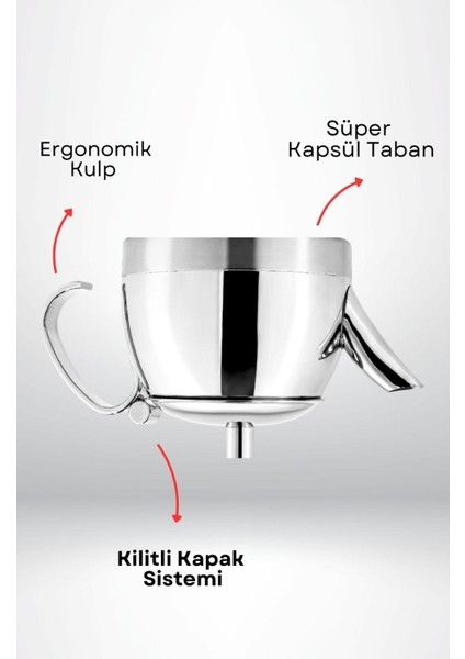 Smart 4 Parça Çaydanlık Seti (Kilitli Kapak Teknolojisi) fiyatları