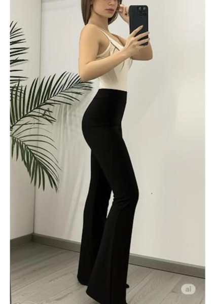 Scuba Krep Ispanyol Paça Pantolon fiyatları