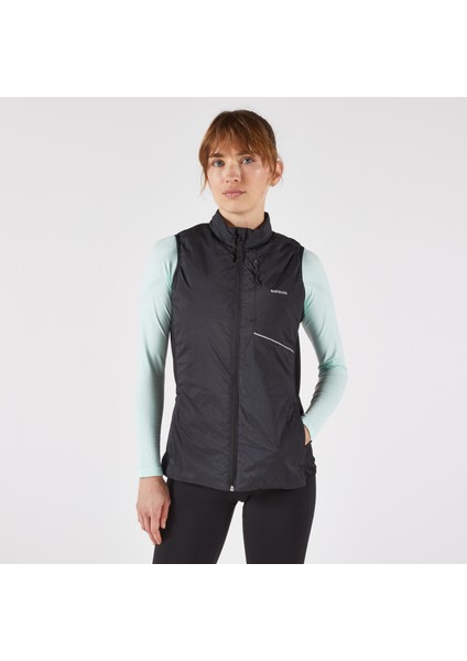 Kiprun Kadın Koşu Yeleği - Siyah - Kiprun Sm 500 Run Warm