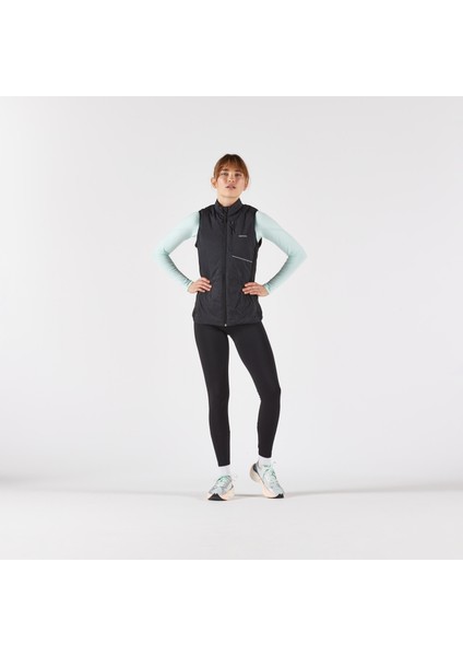 Kiprun Kadın Koşu Yeleği - Siyah - Kiprun Sm 500 Run Warm fiyatları