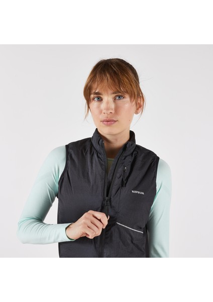 Kiprun Kadın Koşu Yeleği - Siyah - Kiprun Sm 500 Run Warm fırsatları