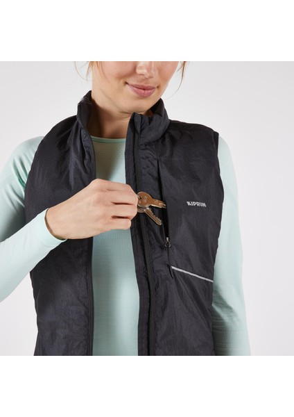 Kiprun Kadın Koşu Yeleği - Siyah - Kiprun Sm 500 Run Warm indirimleri