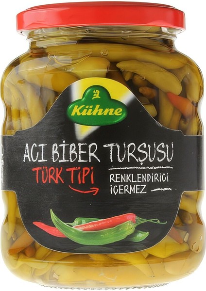 Türk Ti̇pi̇ Acı Bi̇ber Turşusu 325 gr