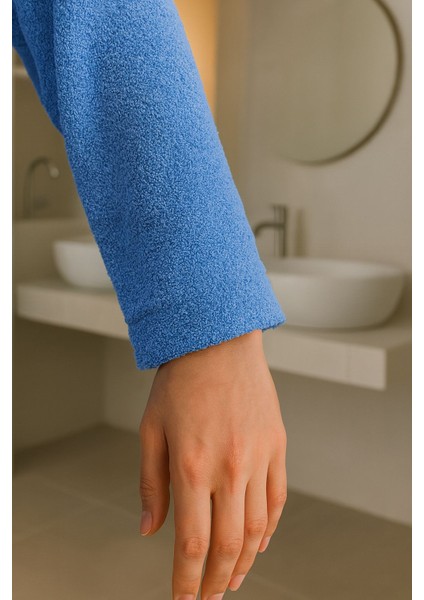 Nevin Modeli Bornoz Takımı – %100 Pamuk Bornoz ve 50X90 Yüz Havlusu indirimleri