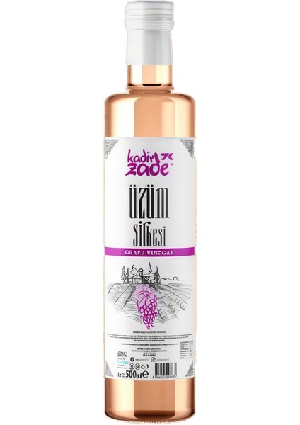 Kadi̇rzade Üzüm Sirkesi 500 ml