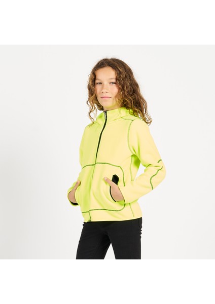 Tribord Çocuk Sıcak Tutan Yelkenli Poları - Gri/neon Sarı - Sailing 500 fiyatları