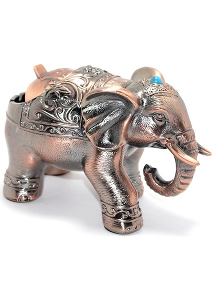 Metal Fil Figürlü Küllük Model 1