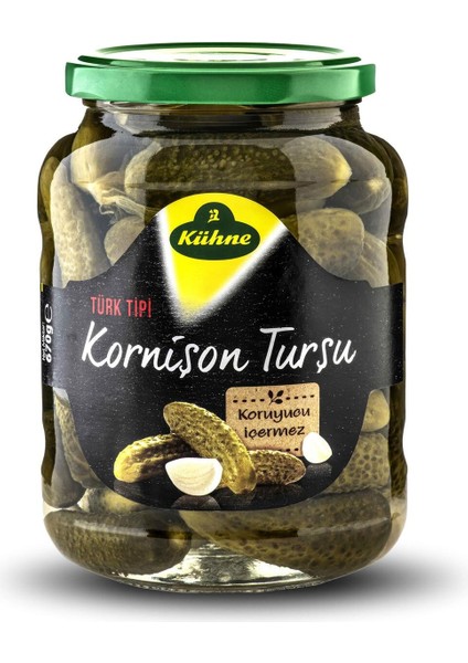 Türk Ti̇pi̇ Korni̇şon Turşu 680 gr