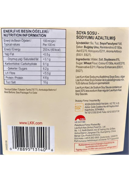 Tuzu Azaltılmış Soya Sos 1900 ml modelleri