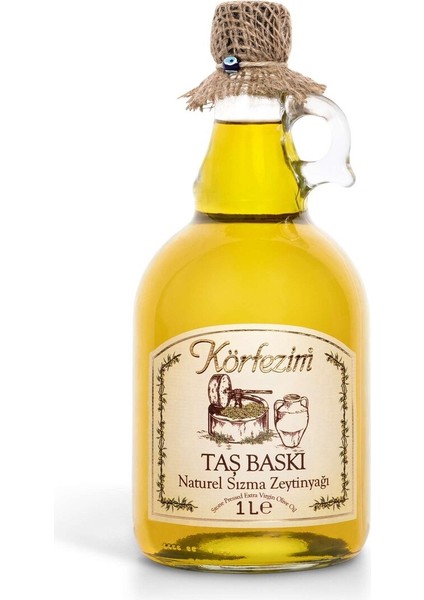 Körfezi̇m Taş Baskı Naturel Sizma Zeyti̇nyağı 1000 ml