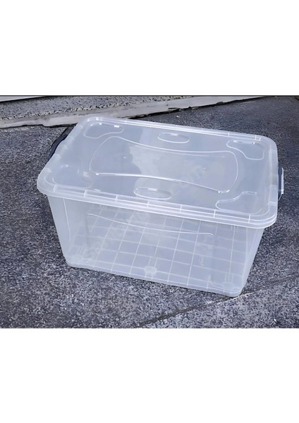 10 Litre Ev & Mutfak Saklama Kutusu – Kapaklı Dikdörtgen Tasarım