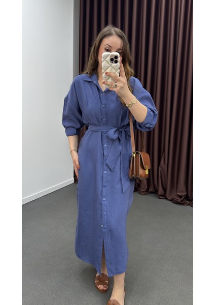 Mişa Tensel Modal Kumaşlı Maxi Elbise