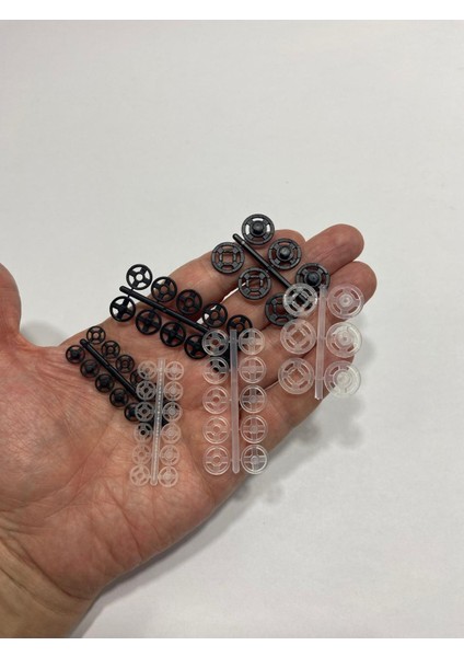 Şeffaf Çıtçıt / Plastik Çıtçıt / 5 Li Set modelleri