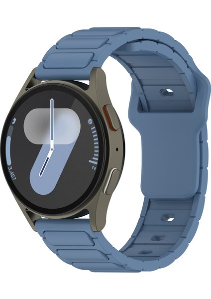 Amazfit Cheetah Pro Uyumlu 22MM Yeni Tasarım Silikon KORDON-132 Mavi