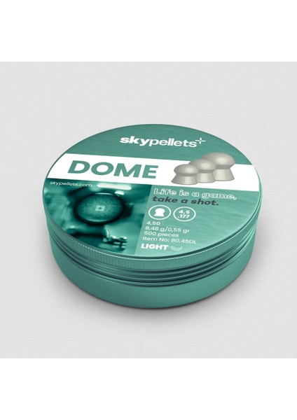 4.5mm Light Dome 8.48G/0.55GR 200 Adet Saçma