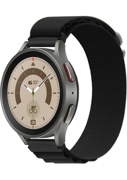 Amazfit Gts 2 Mini Uyumlu 20MM Kancalı Kumaş Kordon-74 Siyah fiyatları